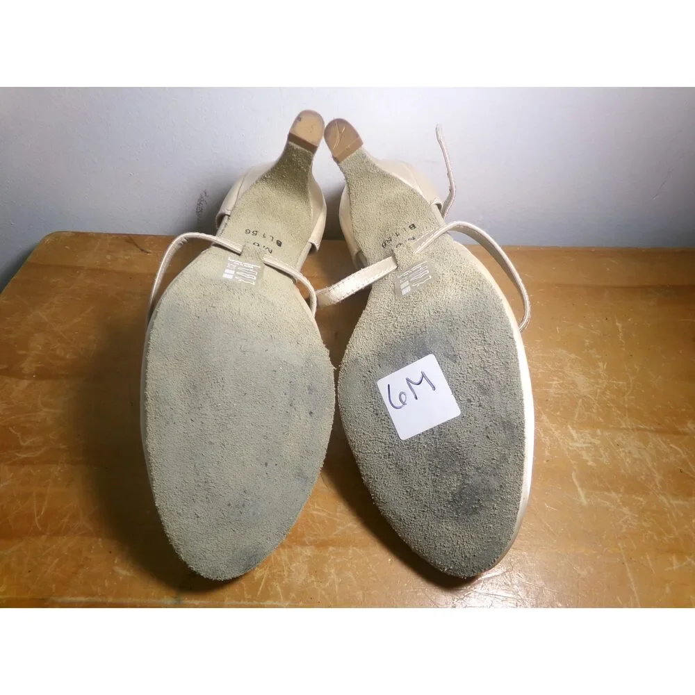 Pre-Owned Dance Ballroom Shoes So Danca BL156 Rebecca Champagne 6M Adult